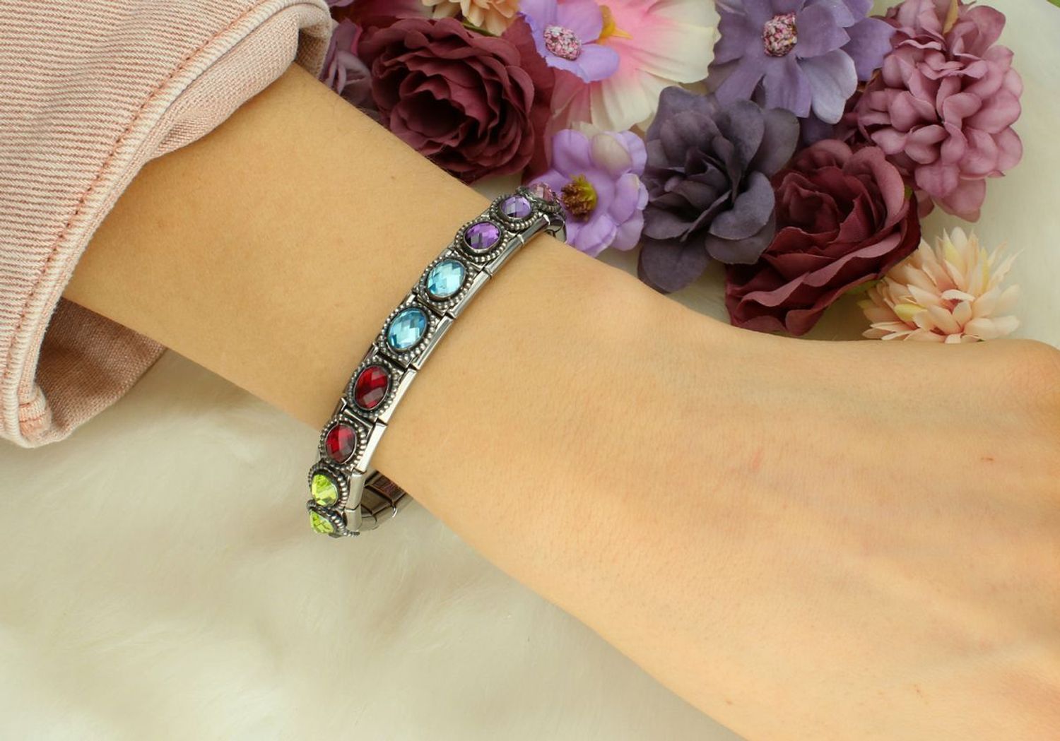 Nomination Link 925 zawieszka srebro Oliwkowa cyrkonia  330607 004.jpg